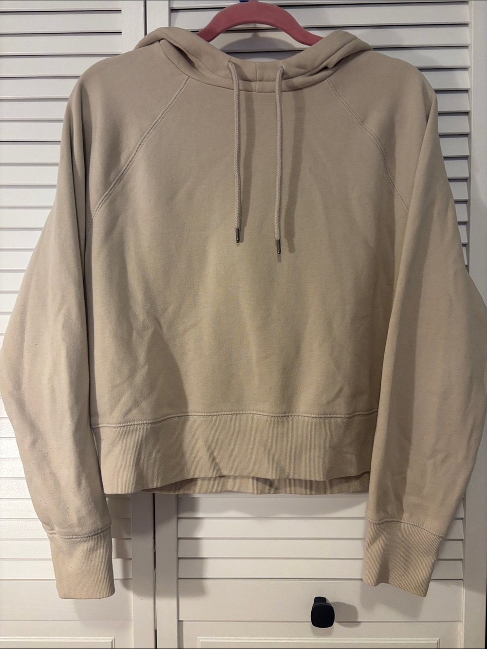 Universal Thread Beige Pullover Hoodie with Drawstrings